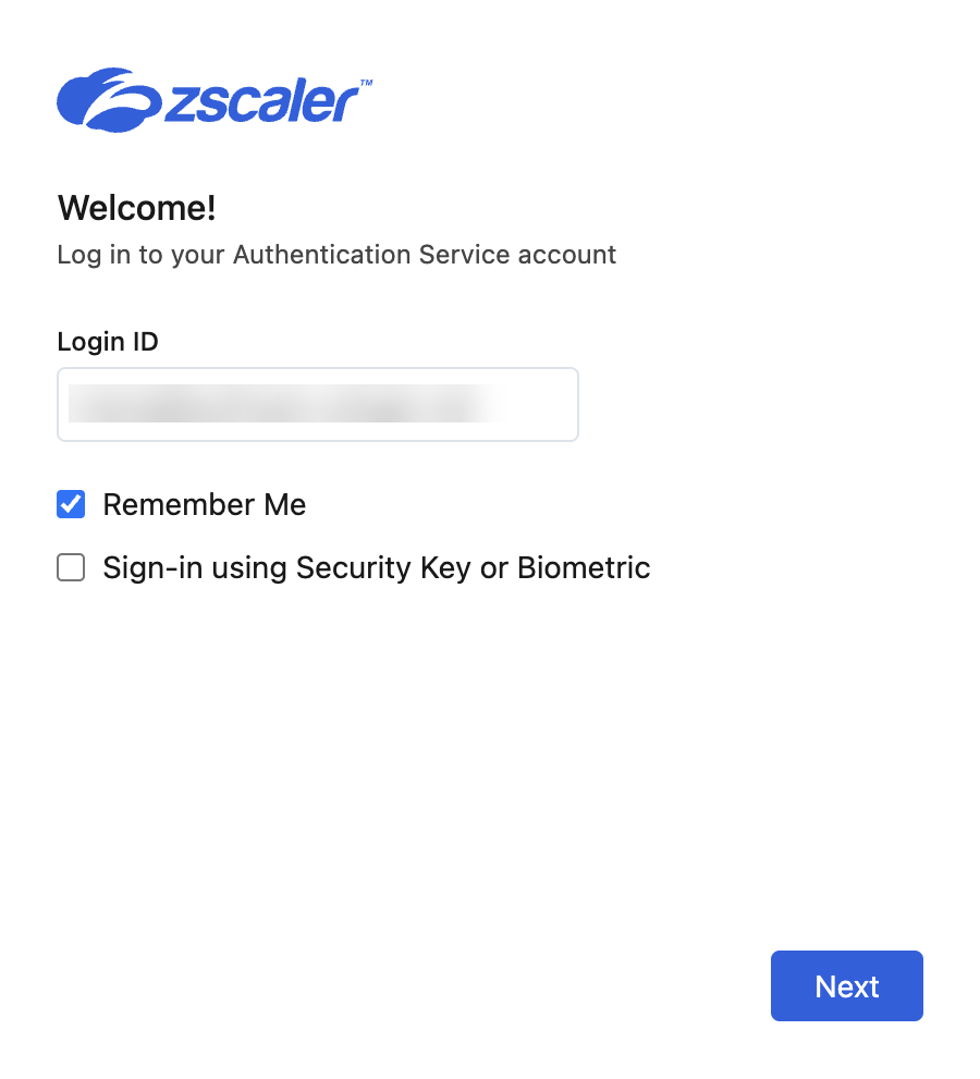 多要素認証の構成 | Zscaler