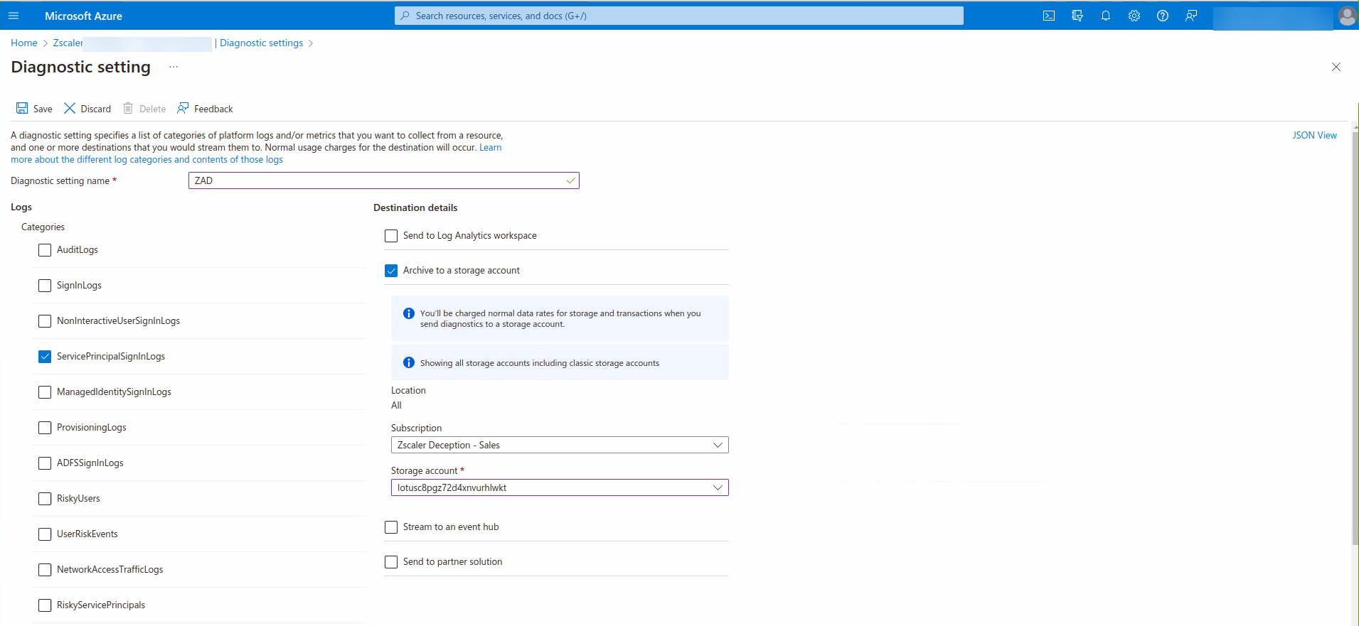 Creating a Service Principal Decoy in Azure | Zscaler