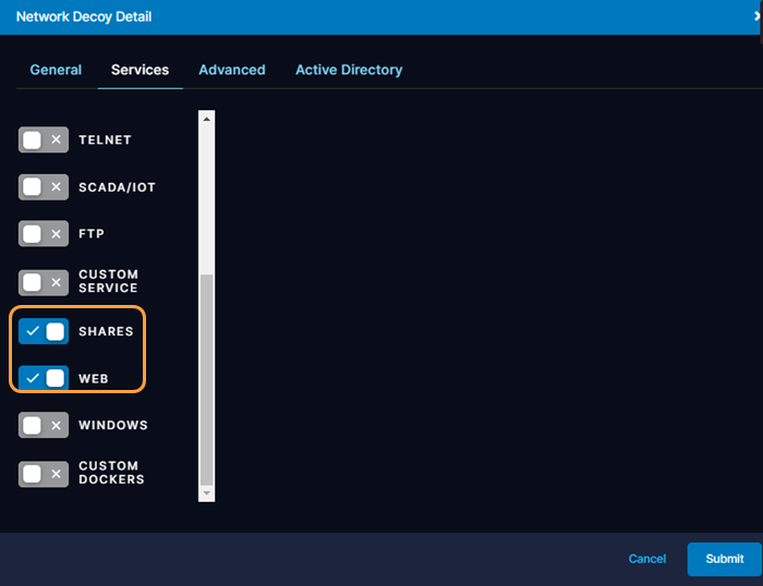 About Network Decoy Personalities and Services Zscaler