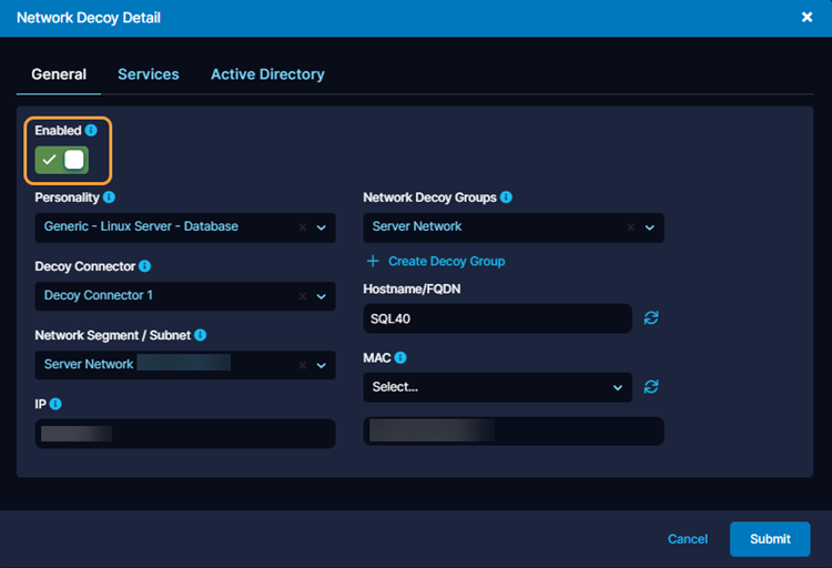 Disabling a Network Decoy | Zscaler