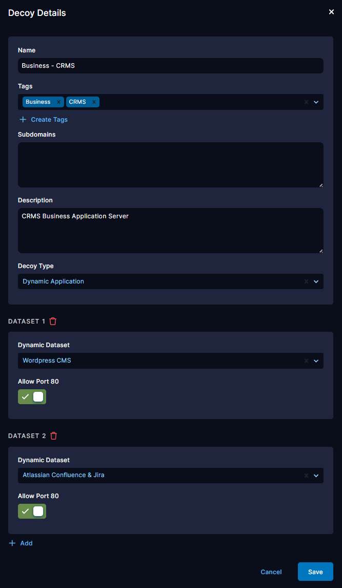 Configuring a Threat Intelligence Decoy Personality Zscaler