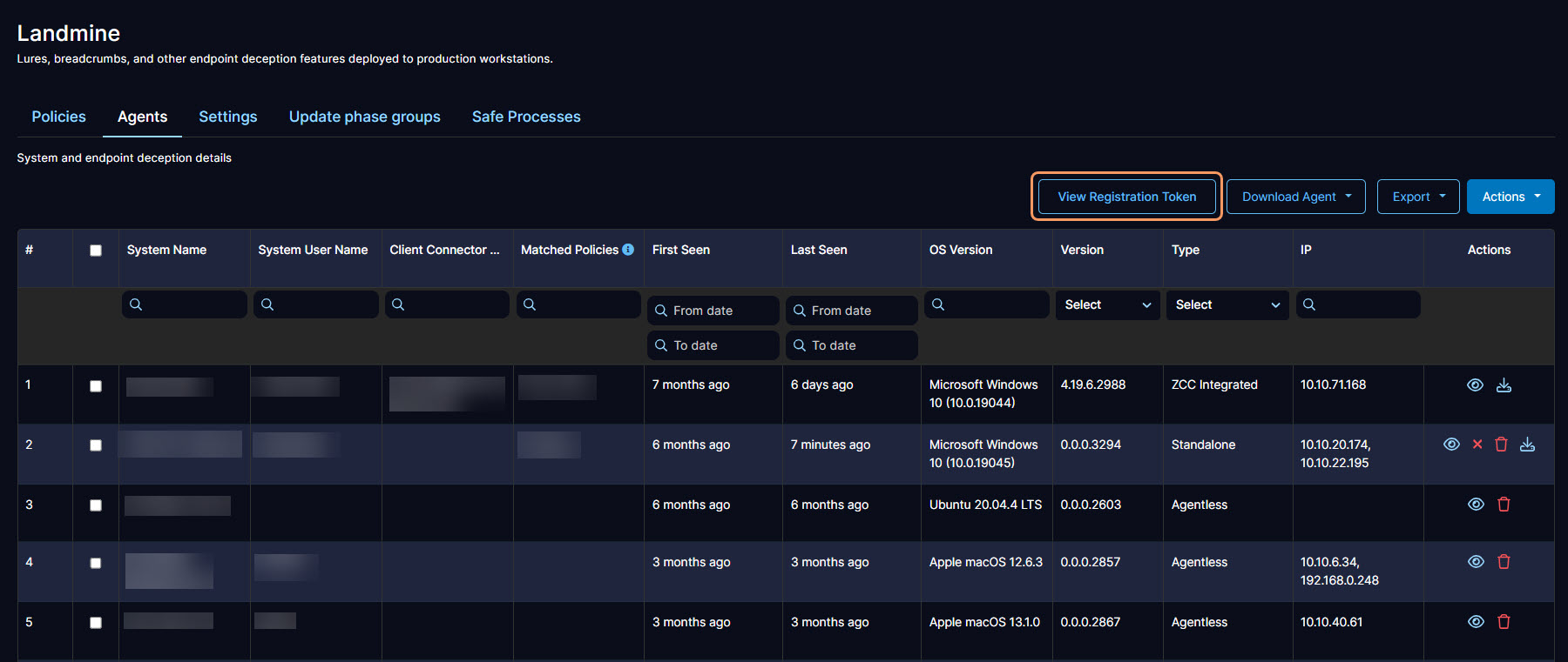 Obtaining the Agent Registration Token Zscaler