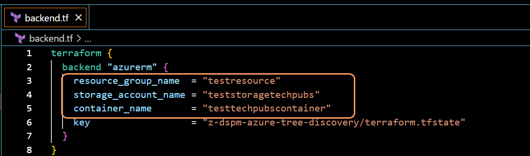 Update the backend file