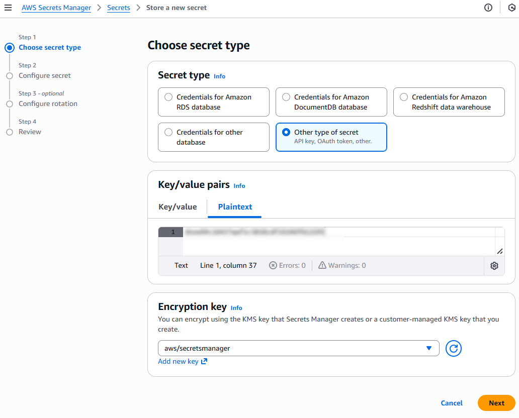 Adding a Snowflake Database Account | Zscaler