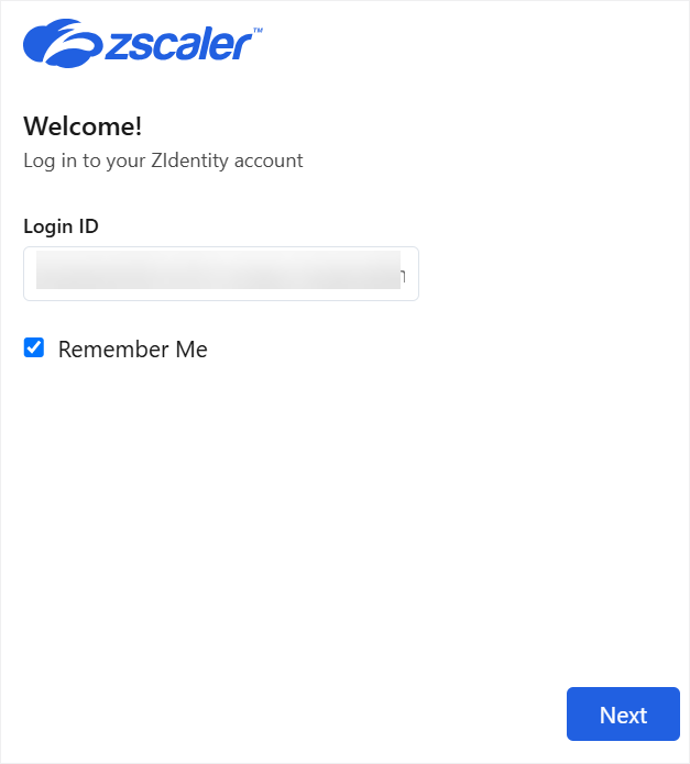 ログイン資格情報またはMFAのリセット | Zscaler