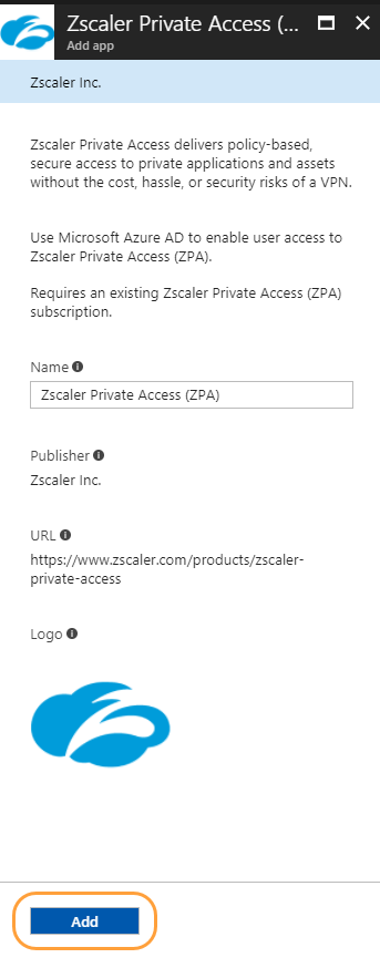 Microsoft Azure AD用設定ガイド | Zscaler