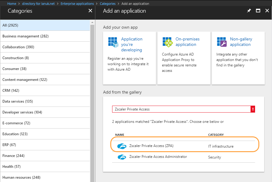 Microsoft Azure AD用設定ガイド | Zscaler