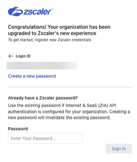 Automatic Upgrade to Zscaler Admin Console | Zscaler