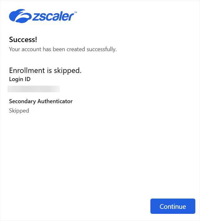 多要素認証の構成 | Zscaler