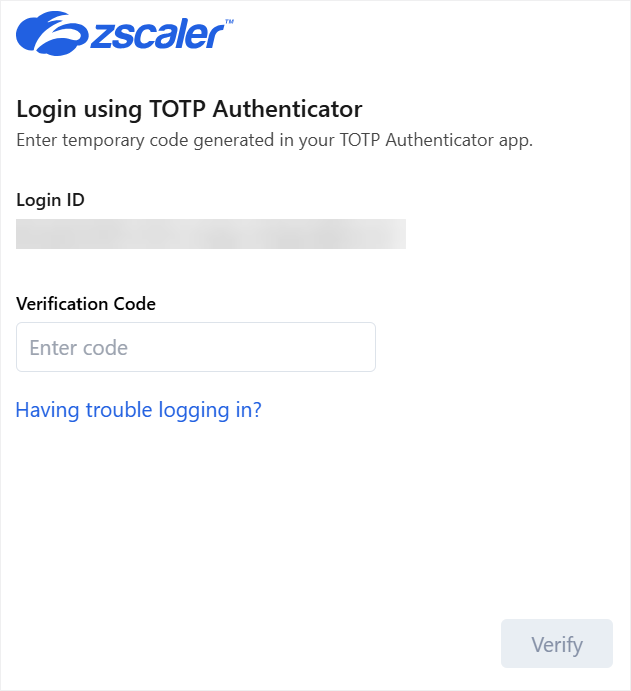 ログイン資格情報またはMFAのリセット | Zscaler