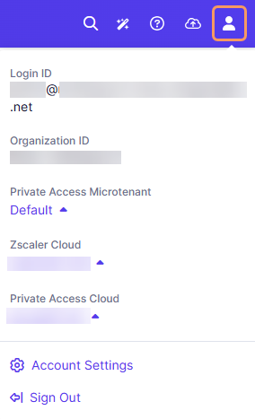 Customizing Your Account Settings | Zscaler