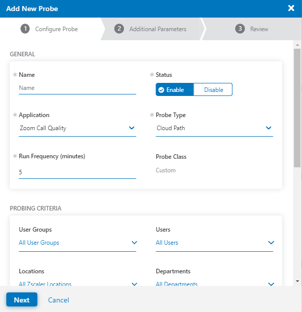 Configuring Zoom Call Quality for ZDX Zscaler