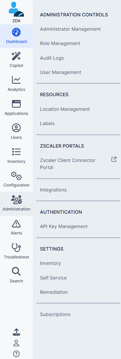 Accessing and Navigating the ZDX Admin Portal | Zscaler