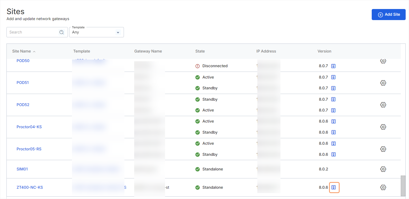 Upgrading Zero Trust Branch Appliances in Standalone Deployments
