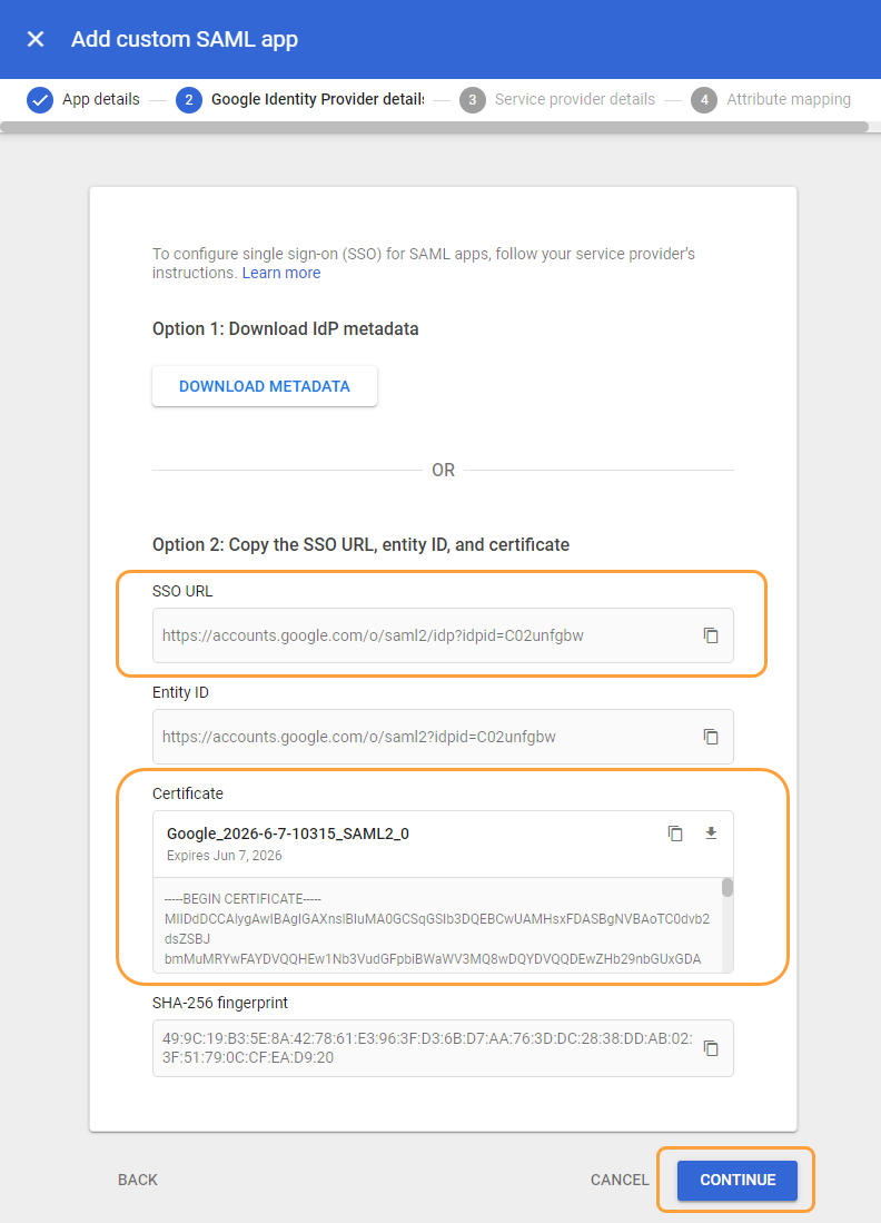 G Suite IDP with Authentic8 Silo Access Portal Cheat Sheet