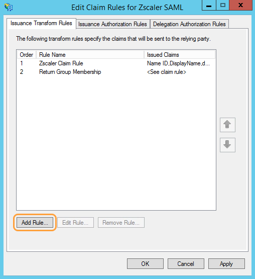 AD FS 3.0用SAML設定ガイド | Zscaler