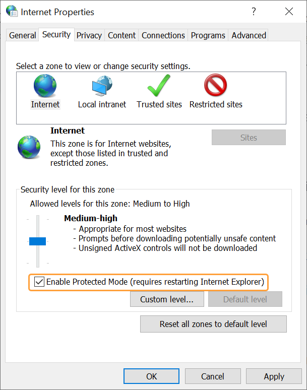 Recommended Security Settings For Microsoft Edge Browser Zscaler