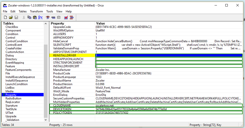 Customizing The Zscaler App With Install Options (MSI) | Zscaler