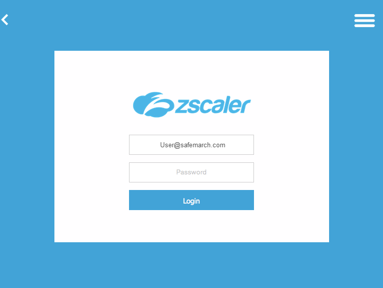 Zscaler App Zscaler App