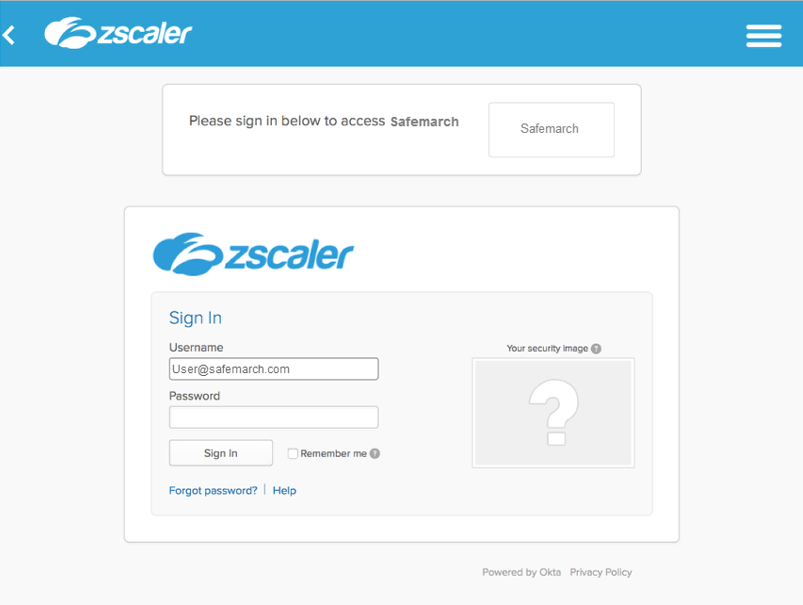 Zscaler App Zscaler App