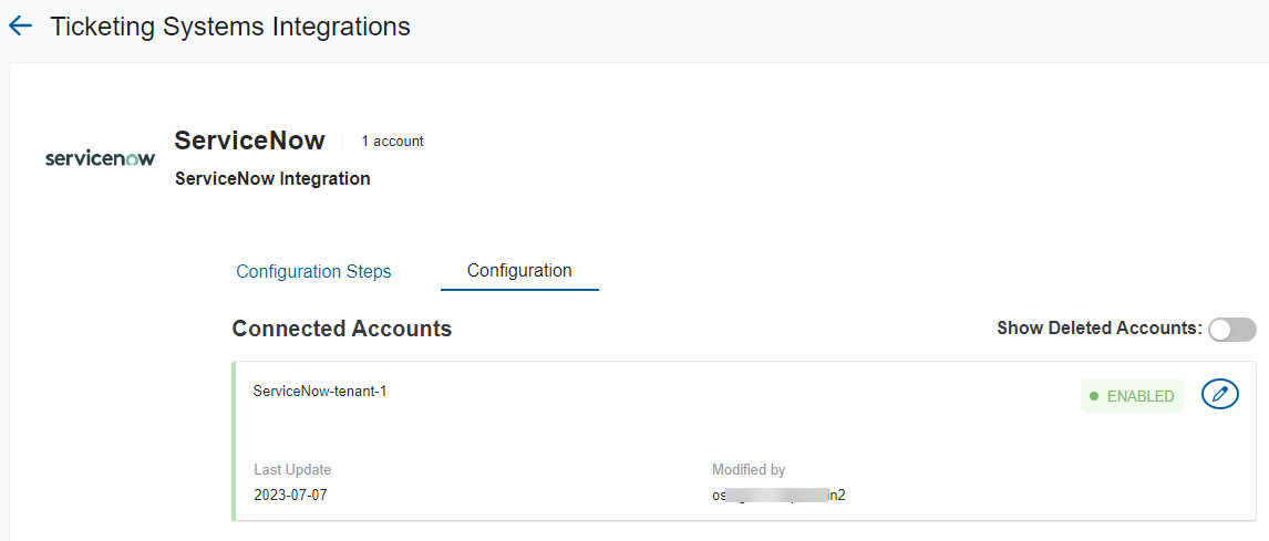 Managing Workflow Automation Integration with ServiceNow | Zscaler