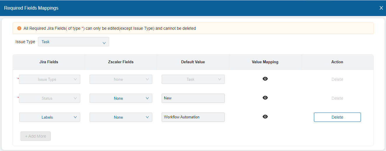 Managing Workflow Automation Integration with Jira Software Zscaler