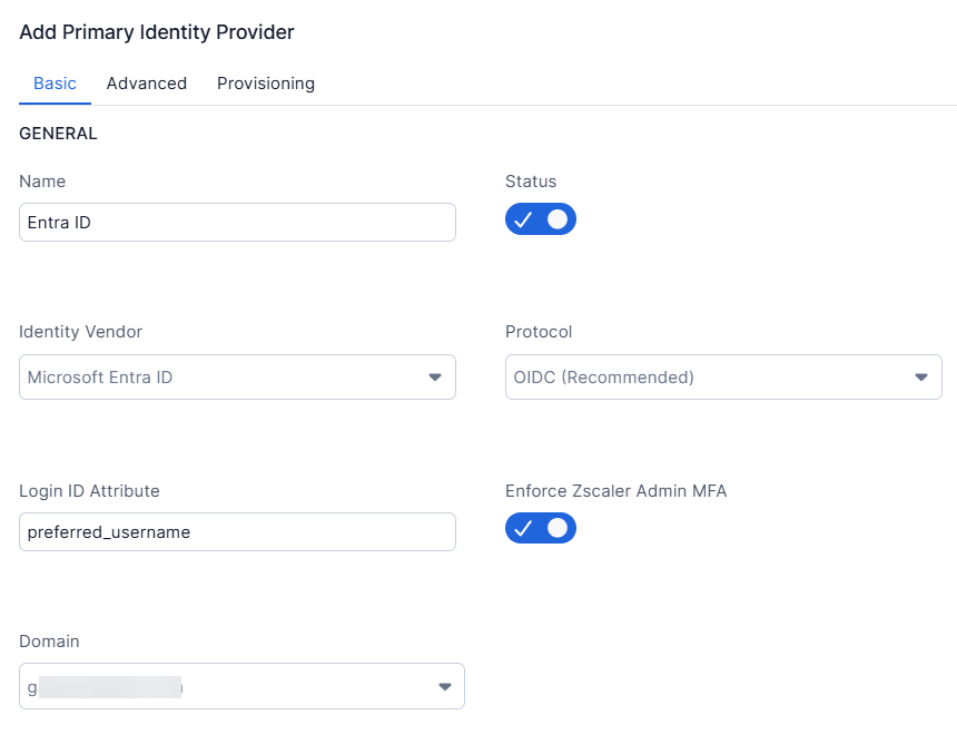 Configuring Microsoft Entra ID as an External IdP | Zscaler