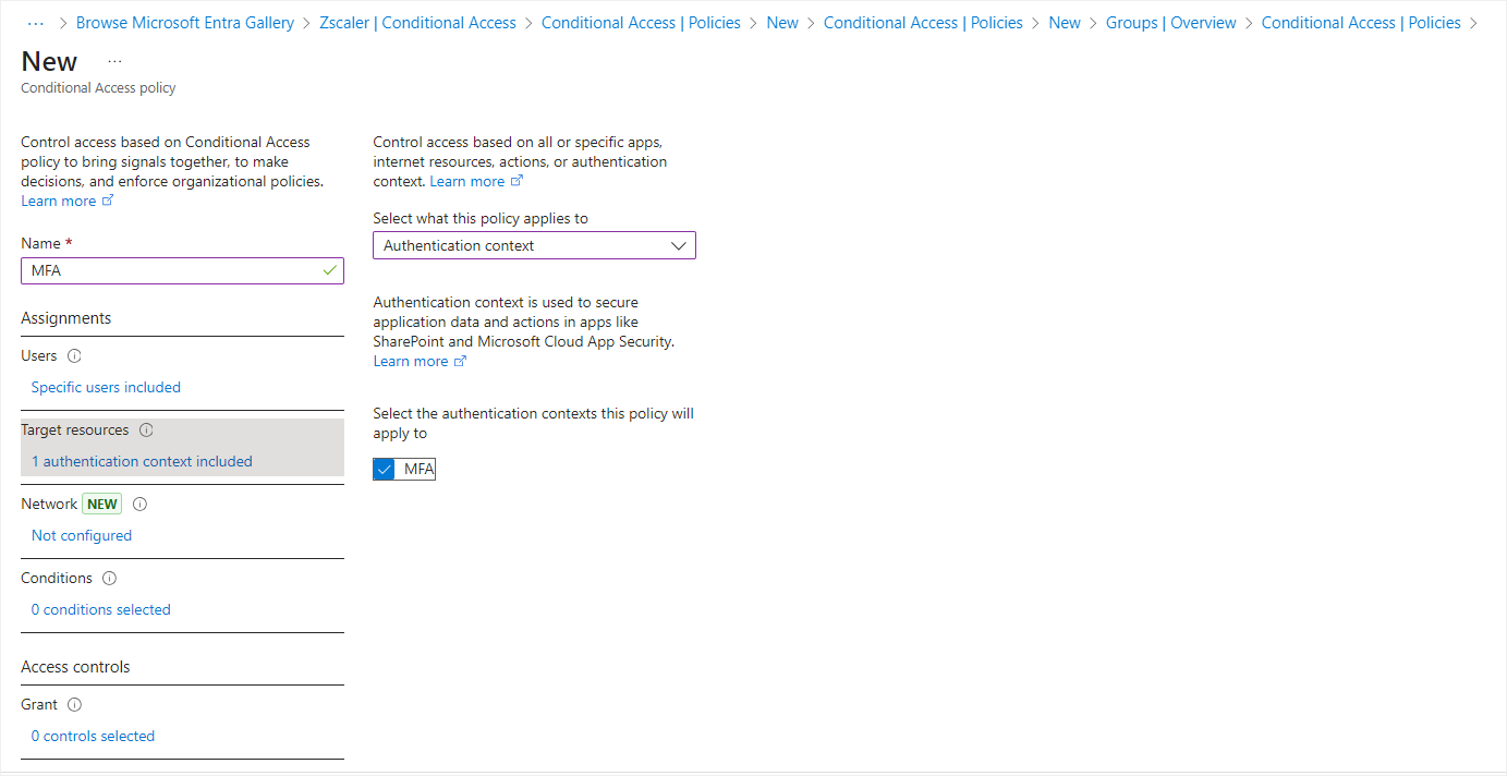 Configuring Microsoft Entra ID as an External IdP | Zscaler