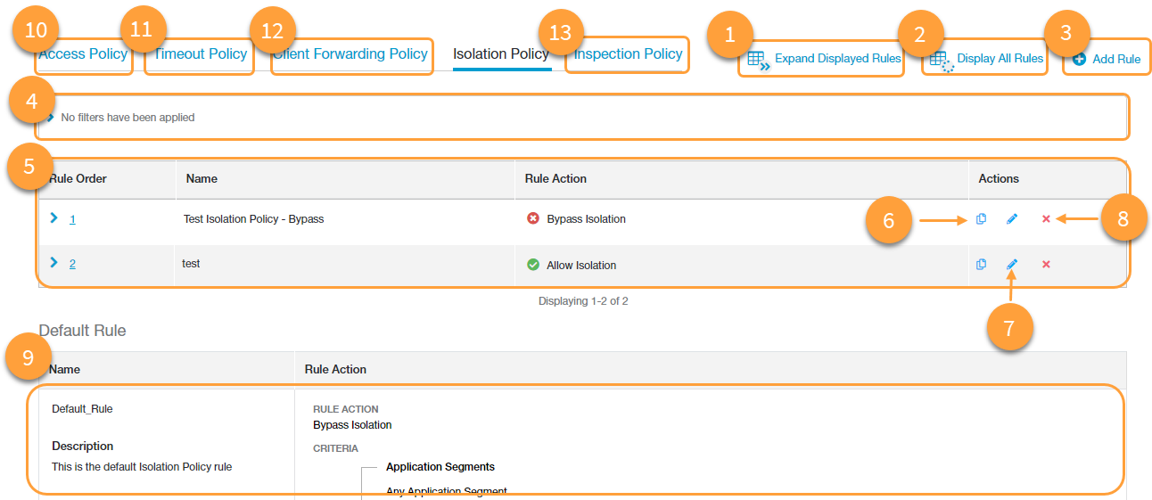 About Isolation Policy Zscaler