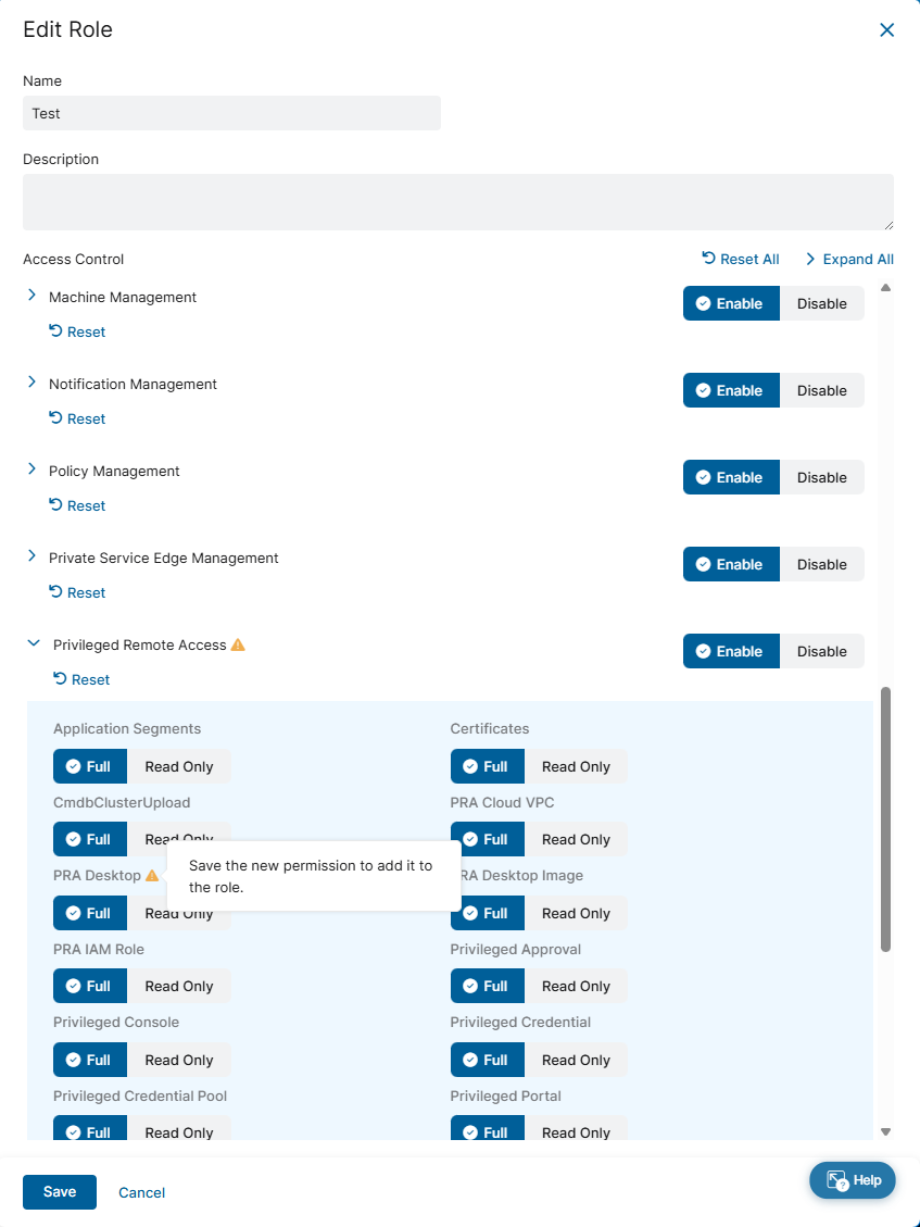 管理者ロールの設定 | Zscaler
