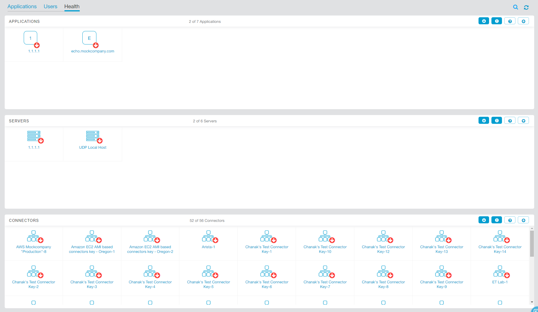 About the Health Dashboard Zscaler