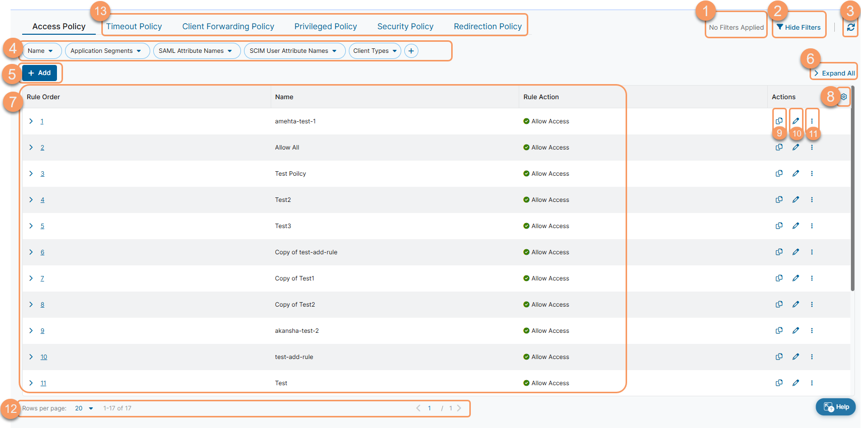 アクセスポリシーについて | Zscaler