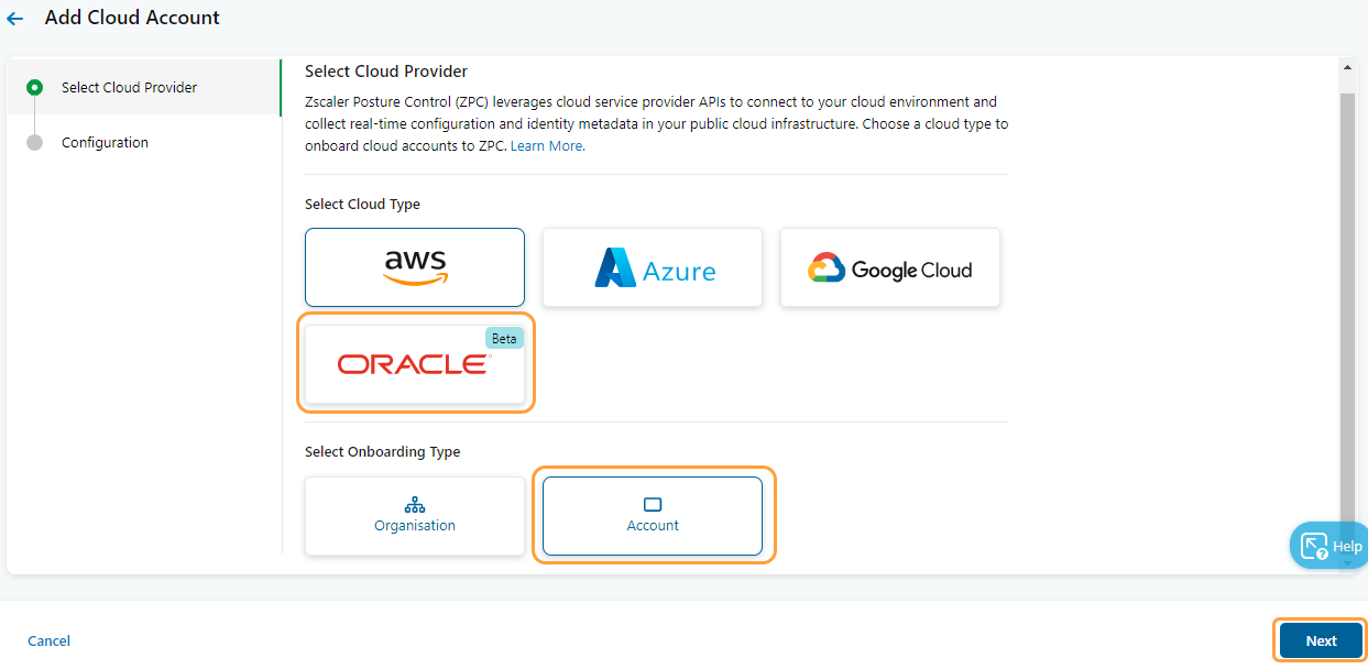 Onboarding an Amazon Web Services Account | Zscaler