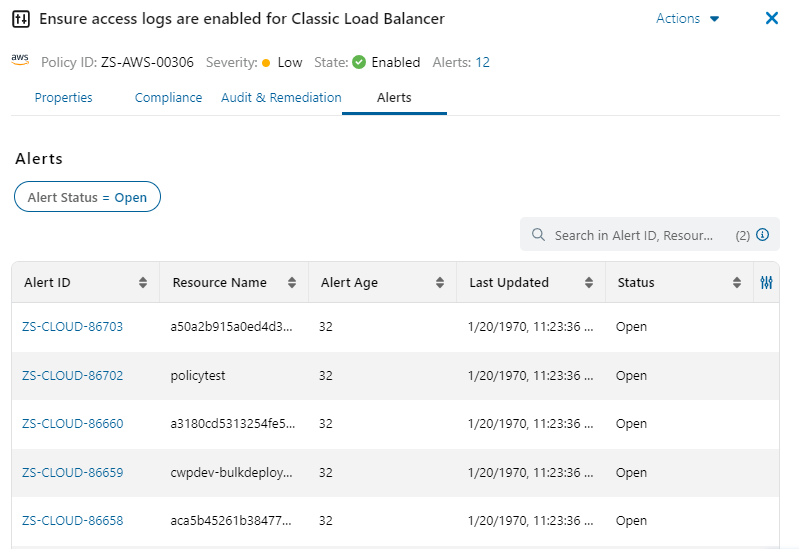 Viewing Security Policy Details | Zscaler